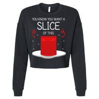 You Know You Want A Slice Of This Canned Cranberry Sauce Cropped Pullover Crew