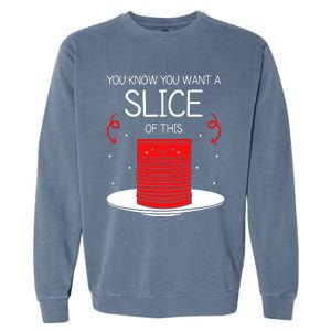 You Know You Want A Slice Of This Canned Cranberry Sauce Garment-Dyed Sweatshirt