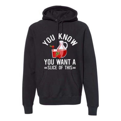 You Know You Want A Slice Of This Funny Thanksgiving Premium Hoodie