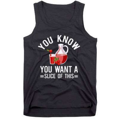 You Know You Want A Slice Of This Funny Thanksgiving Tank Top