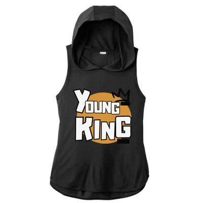 Young Kings Ladies PosiCharge Tri-Blend Wicking Draft Hoodie Tank