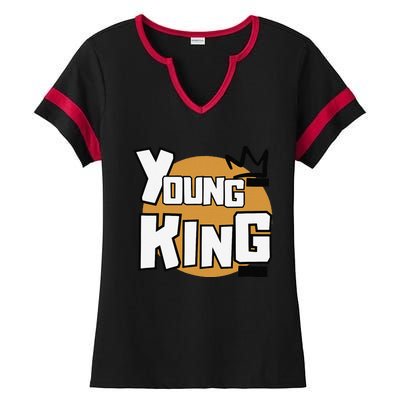 Young Kings Ladies Halftime Notch Neck Tee