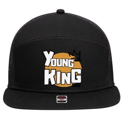 Young Kings 7 Panel Mesh Trucker Snapback Hat