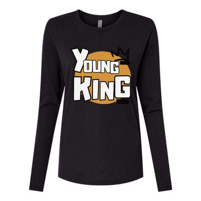 Young Kings Womens Cotton Relaxed Long Sleeve T-Shirt