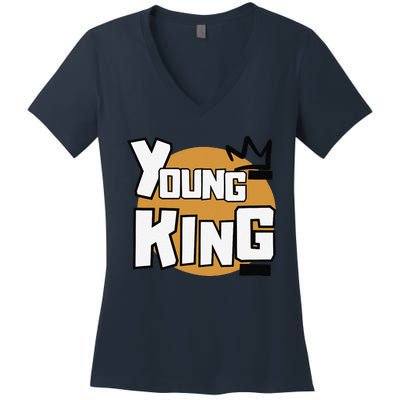 Young Kings Women's V-Neck T-Shirt