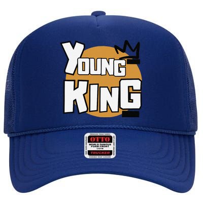 Young Kings High Crown Mesh Back Trucker Hat