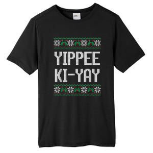 Yippee Ki Yay Funny Christmas Funny Gift Tall Fusion ChromaSoft Performance T-Shirt