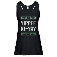 Yippee Ki Yay Funny Christmas Funny Gift Ladies Essential Flowy Tank