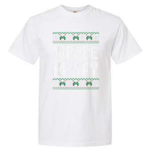 Yippee Ki Yay Funny Christmas Funny Gift Garment-Dyed Heavyweight T-Shirt