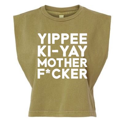 Yippee Ki Yay Mother F Cker Garment-Dyed Women's Muscle Tee