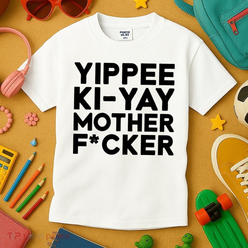 Yippee Ki Yay Mother F Cker Kids T-Shirt