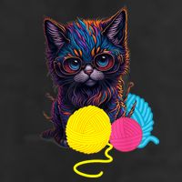 Yarn Kitten 7 Panel Mesh Trucker Snapback Hat
