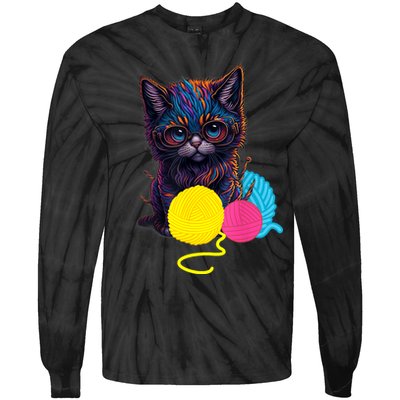 Yarn Kitten Tie-Dye Long Sleeve Shirt