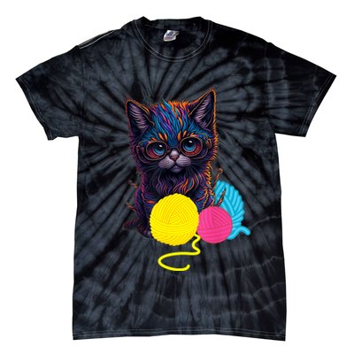 Yarn Kitten Tie-Dye T-Shirt