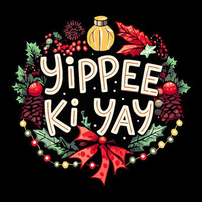Yippee Ki Yay Funny Christmas Party T-Shirt