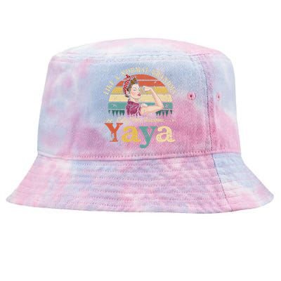 Yaya Like A Normal Grandma Only More Awesome Women Grandma Tie-Dyed Bucket Hat