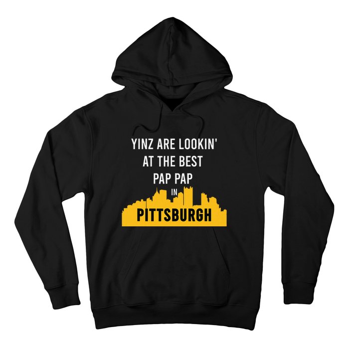 Yinz Looking At Best Yinzer Pap Pap Pittsburgh Pa Hoodie