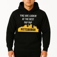 Yinz Looking At Best Yinzer Pap Pap Pittsburgh Pa Hoodie
