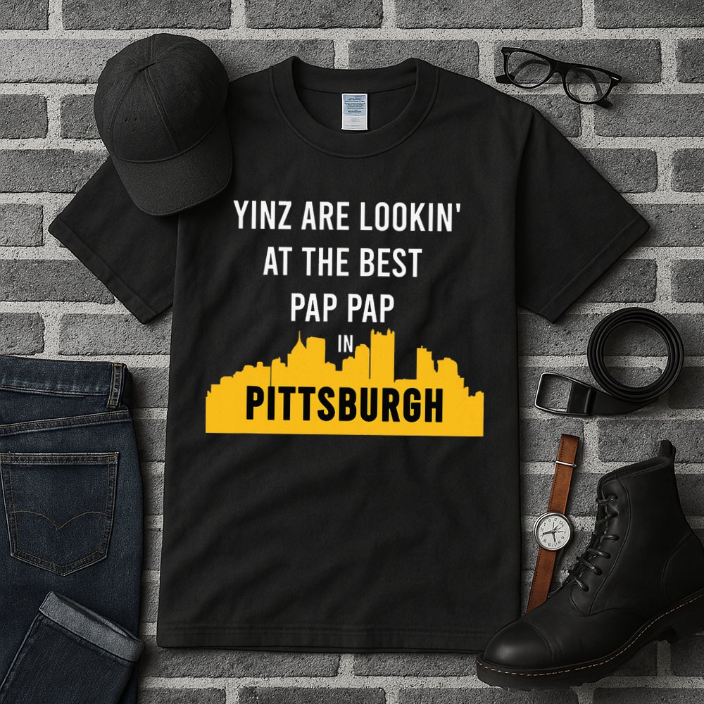 Yinz Looking At Best Yinzer Pap Pap Pittsburgh Pa Tall T-Shirt