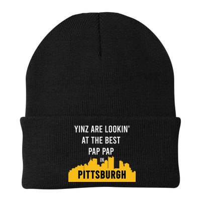 Yinz Looking At Best Yinzer Pap Pap Pittsburgh Pa Beanie