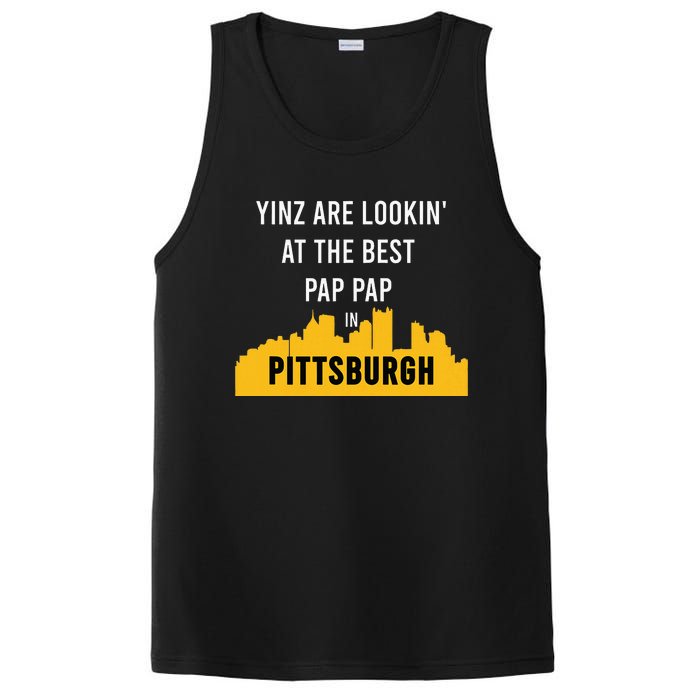 Yinz Looking At Best Yinzer Pap Pap Pittsburgh Pa PosiCharge Competitor Tank