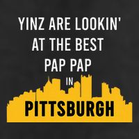 Yinz Looking At Best Yinzer Pap Pap Pittsburgh Pa 25L Jumbo Tote