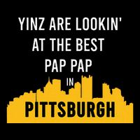 Yinz Looking At Best Yinzer Pap Pap Pittsburgh Pa Wool Snapback Cap