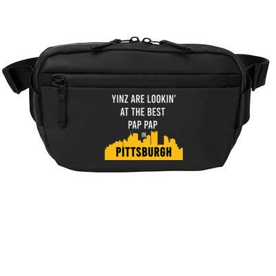 Yinz Looking At Best Yinzer Pap Pap Pittsburgh Pa Crossbody Pack