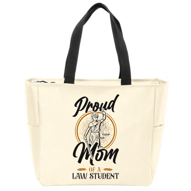 Young Lawyer Attorney Law Mom Mother Proud Mom Of A Law Zip Tote Bag