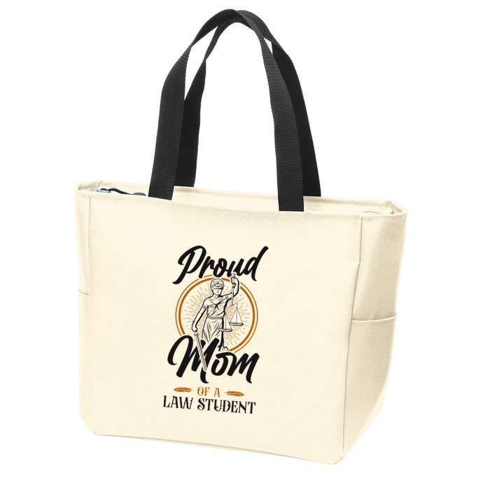 Young Lawyer Attorney Law Mom Mother Proud Mom Of A Law Zip Tote Bag
