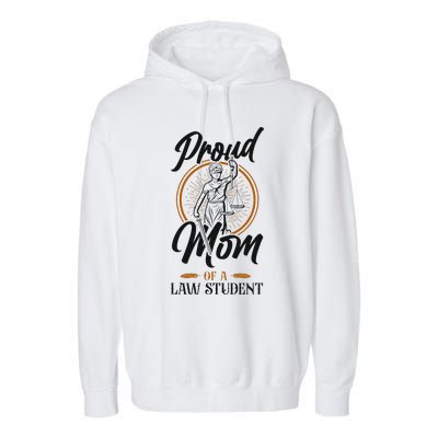 Young Lawyer Attorney Law Mom Mother Proud Mom Of A Law Garment-Dyed Fleece Hoodie