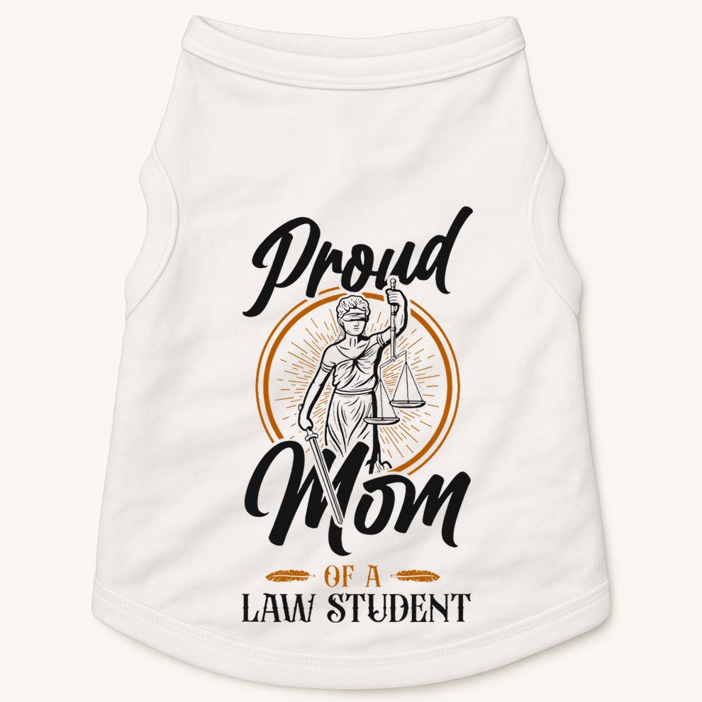Young Lawyer Attorney Law Mom Mother Proud Mom Of A Law Doggie Tank