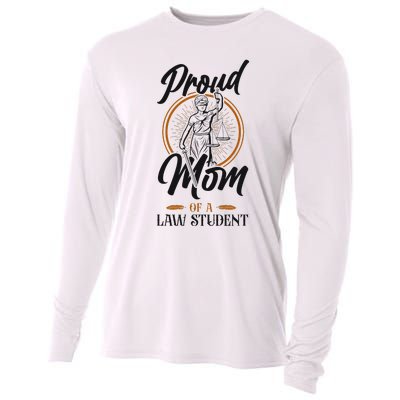 Young Lawyer Attorney Law Mom Mother Proud Mom Of A Law Cooling Performance Long Sleeve Crew