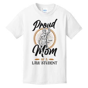 Young Lawyer Attorney Law Mom Mother Proud Mom Of A Law Kids T-Shirt