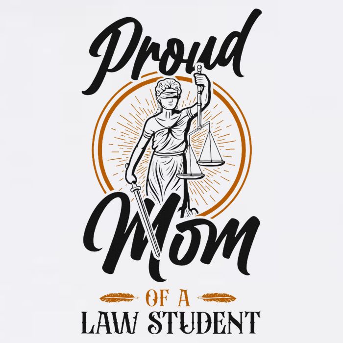 Young Lawyer Attorney Law Mom Mother Proud Mom Of A Law Kids T-Shirt