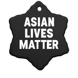 Ye Liked Asian Lives Matter Ceramic Star Ornament