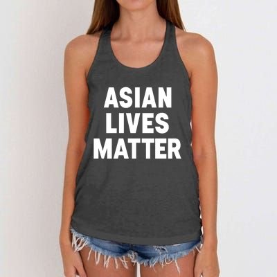 Ye Liked Asian Lives Matter Women's Knotted Racerback Tank