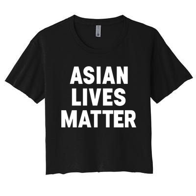 Ye Liked Asian Lives Matter Women's Crop Top Tee