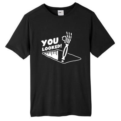 You Looked Bongo Hole Purely Looked Skeleton Tall Fusion ChromaSoft Performance T-Shirt