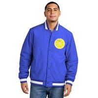 Yellow Lemon Costume Matching Halloween Costume Insulated Varsity Jacket