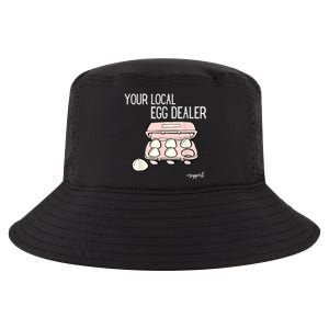 Your Local Egg Dealer Farm Fresh Eggs Funny Farming Lovers Cool Comfort Performance Bucket Hat