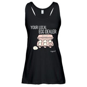 Your Local Egg Dealer Farm Fresh Eggs Funny Farming Lovers Ladies Essential Flowy Tank