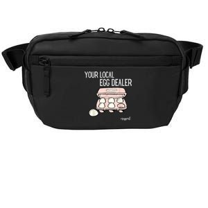 Your Local Egg Dealer Farm Fresh Eggs Funny Farming Lovers Crossbody Pack