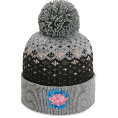 Yogi Lotus Flower Blossom Spiritual Buddhist Yoga Lotus Gift The Baniff Cuffed Pom Beanie