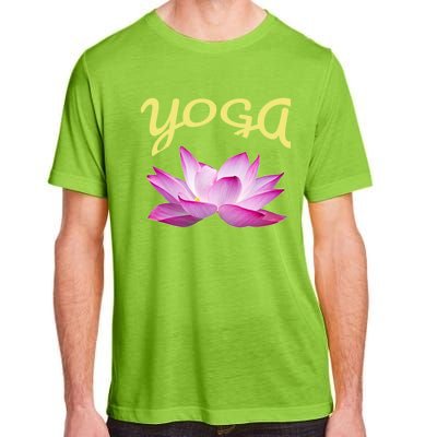 Yoga Lotus Flower Yoga Instructor Design Gift Adult ChromaSoft Performance T-Shirt