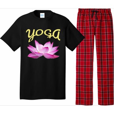 Yoga Lotus Flower Yoga Instructor Design Gift Pajama Set