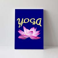 Yoga Lotus Flower Yoga Instructor Design Gift Canvas