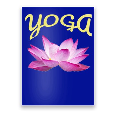 Yoga Lotus Flower Yoga Instructor Design Gift Poster