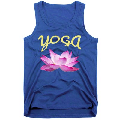 Yoga Lotus Flower Yoga Instructor Design Gift Tank Top