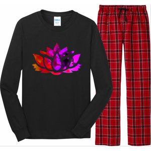 Yoga Lotus Flower Gift Long Sleeve Pajama Set